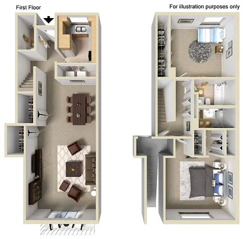 Floor plan Hollyhock-Townhomes