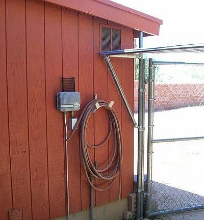 Irrigation System Outside Laundry/Utility Room