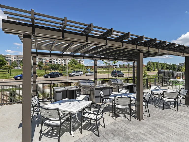 Outdoor Patio with Grilling Stations