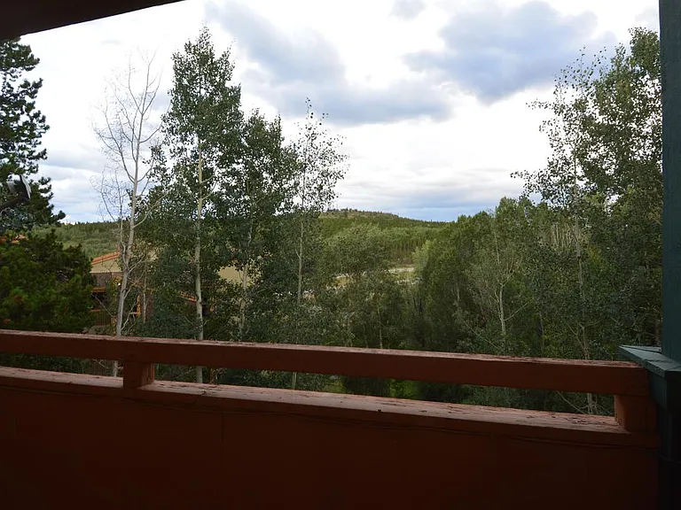 View from deck