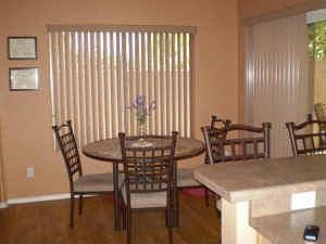 Faux Wood Floors in Dining/Kitchen