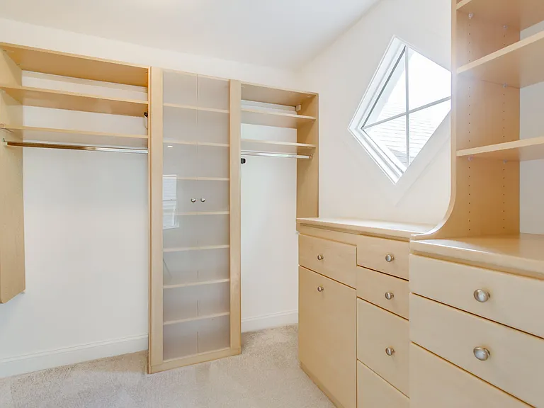 Primary bedroom closet/dressing room