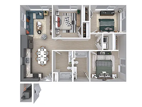 Floor plan Ferromex (Income Restricted)