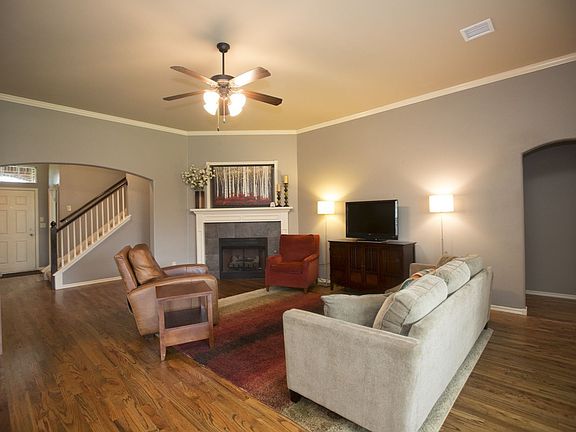 Family Rm w/New Hardwoods & New Paint
