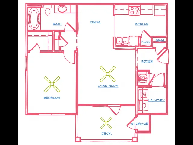 Floor plan Clubtail