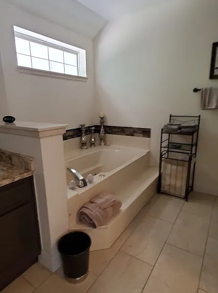 Master bathroom