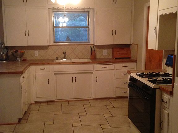 Open kitchen with connected dining