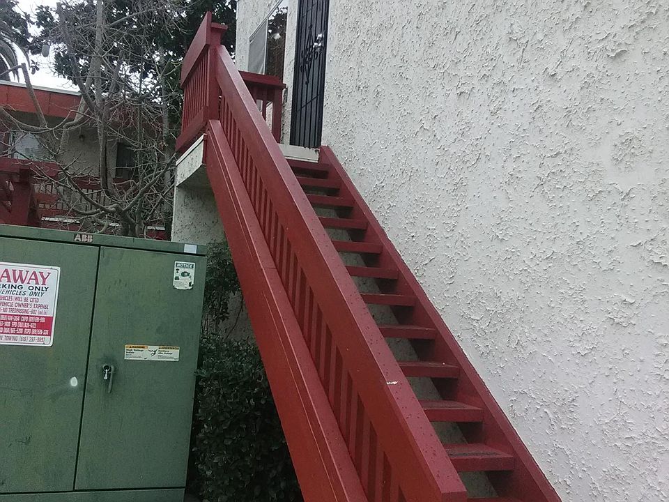 stairs to apartment