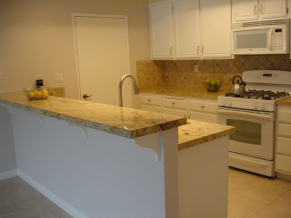 Granite breakfast bar