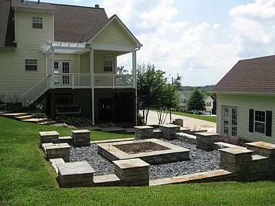 Rear view from woodline