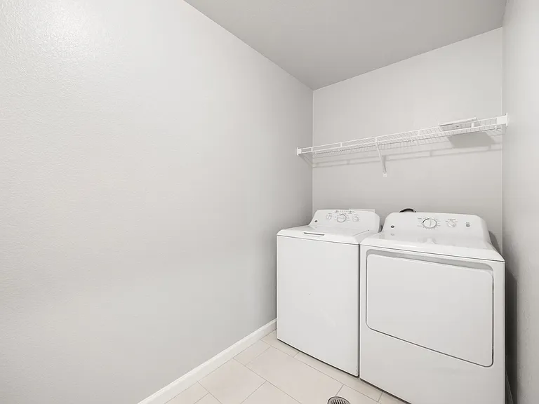 Upstairs laundry room with washer/dryer included!