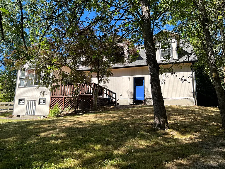 Back elevation facing green space