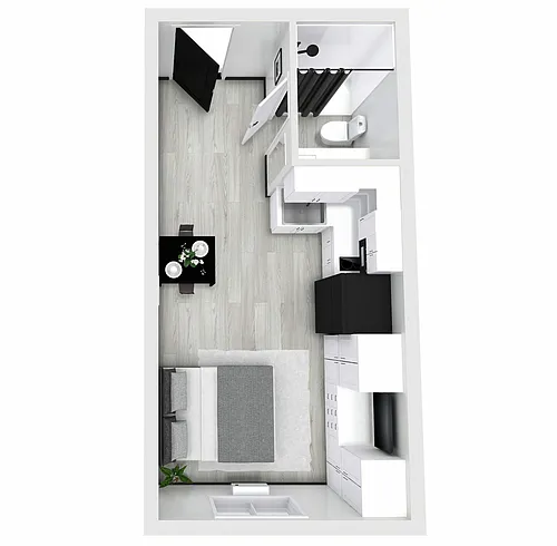 Floor plan Standard Studio