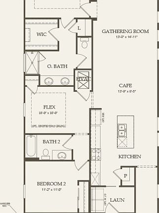 First Floor 2 br 2 ba