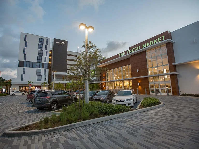 The Fresh Market is minutes away