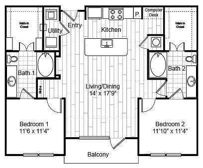 Floor plan B2