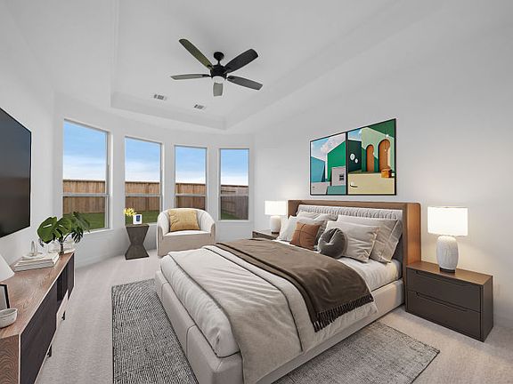 Virtually Staged Owners Suite