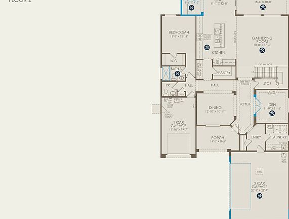 Starwood Floor Plan, Quick Move-in Home, Floor 1