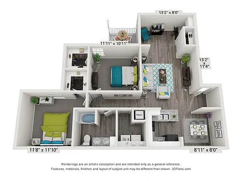 Floor plan Belmont Sunroom