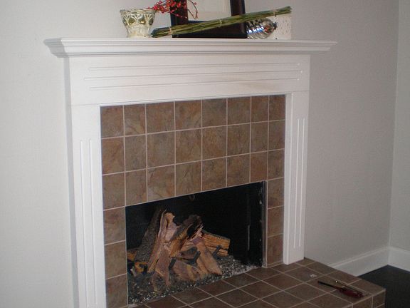 New Fireplace w/ Texas Stack