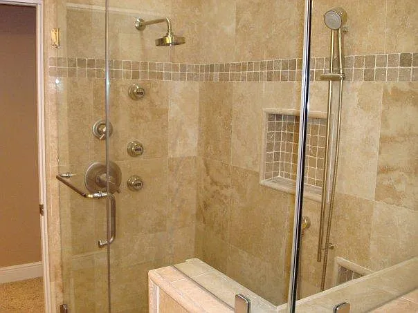 Master suite with large shower and tub.