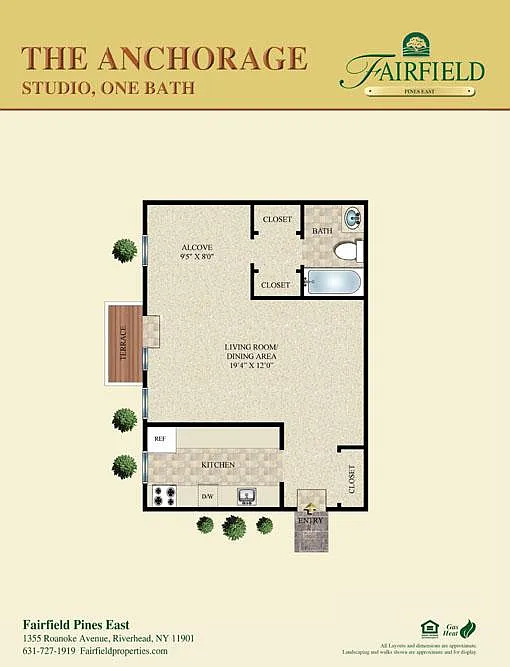 Floor plan The Anchorage