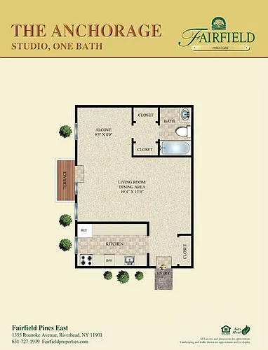Floor plan The Anchorage