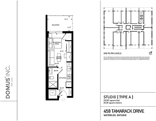 Floor plan Studio A
