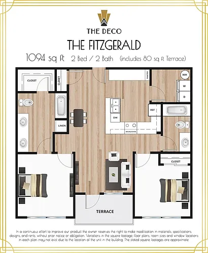 Floor plan The Fitzgerald