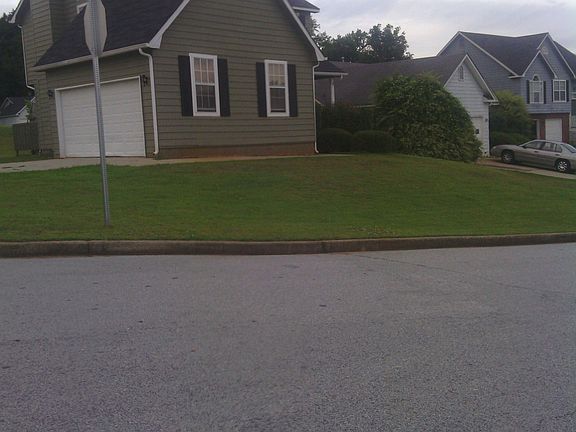 Front corner of house