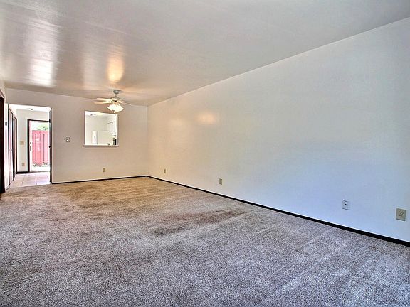 Living room and dining area
