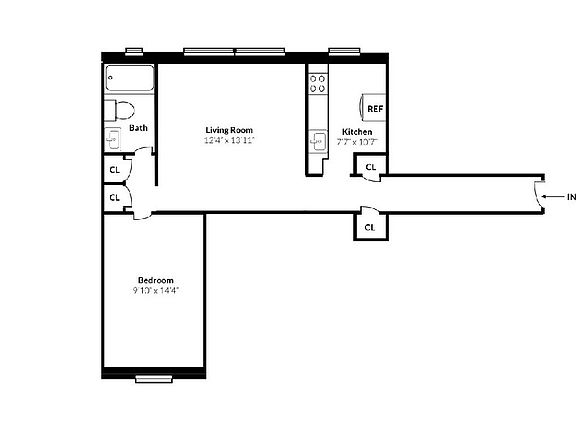 2nd image of 225 W 12th St APT 4e