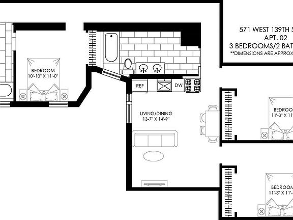 2nd image of 571 W 139th St APT 2