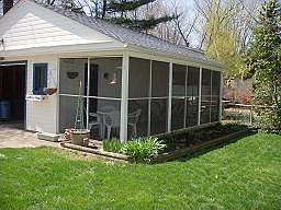 Screened porch