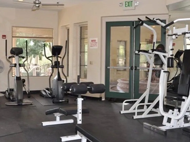 Exercise center close to unit