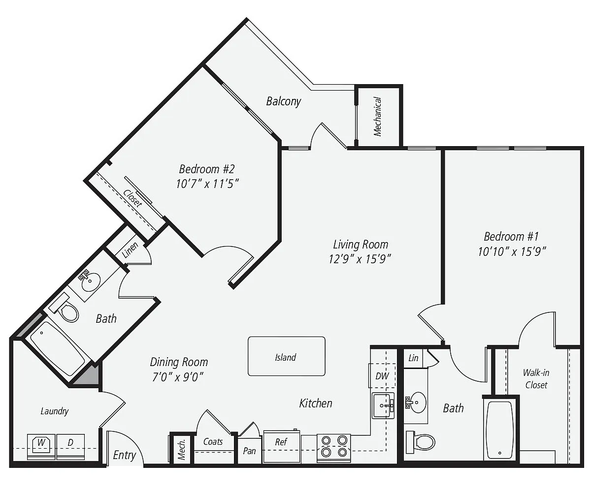 Floor plan B7a-1190