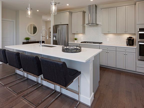 Model Representation - Upscale kitchen in the Ava at the MetroPark at Arrowbrook in Herndon, VA.