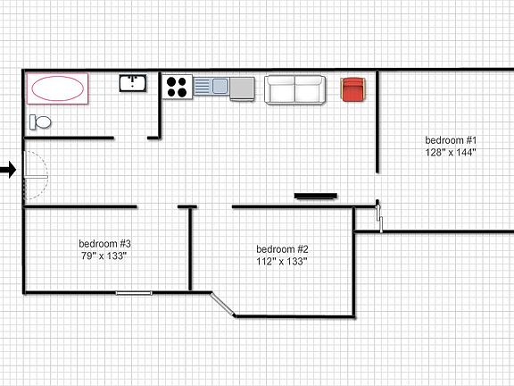 2nd image of 302 E 3rd St #C