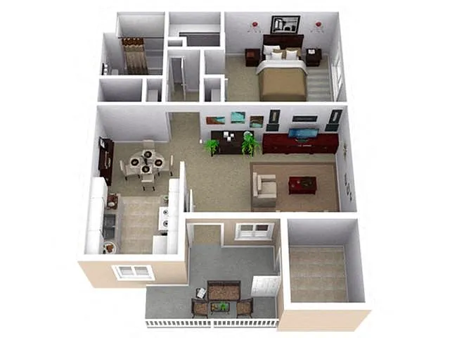 Floor plan Brazos Deluxe 2
