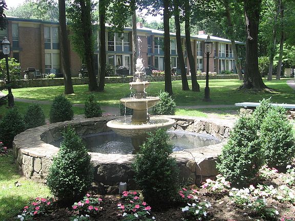 Courtyard with fountain