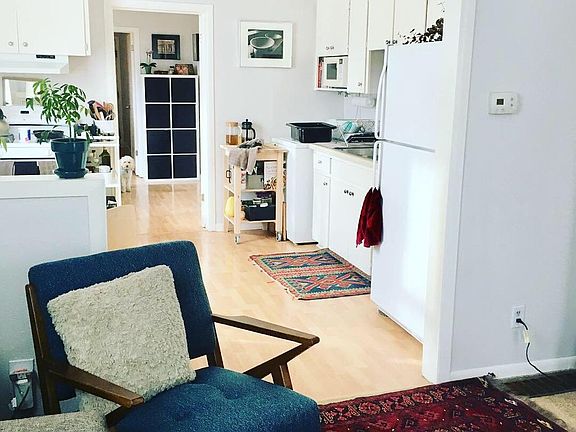 kitchen with furniture showing natural light
