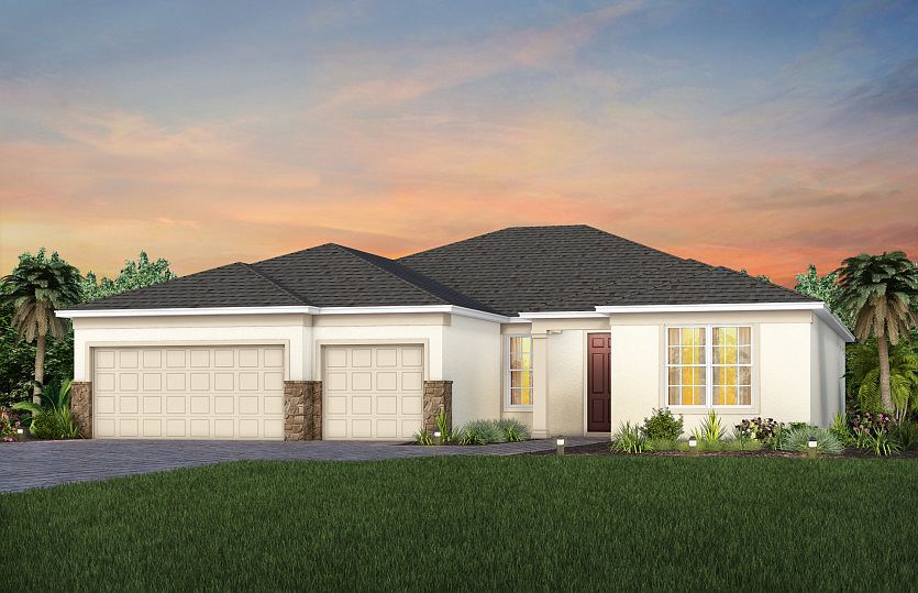 Exterior FM1 with stone