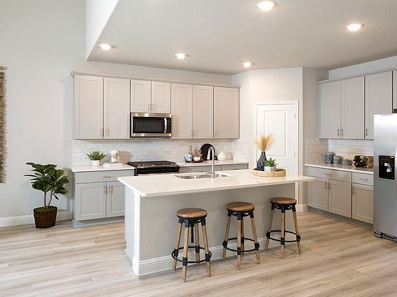 Enjoy having company sit at the island while you cook.