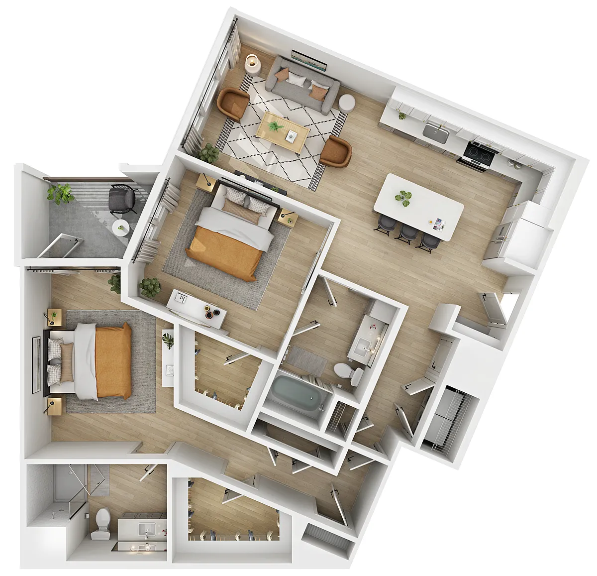 Floor plan B8