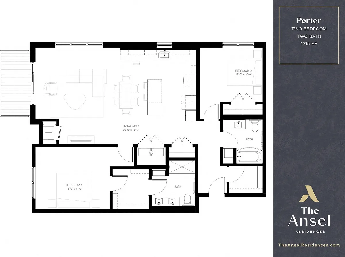Floor plan Porter