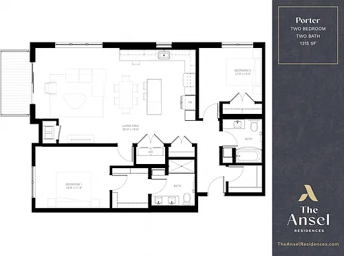Floor plan Porter