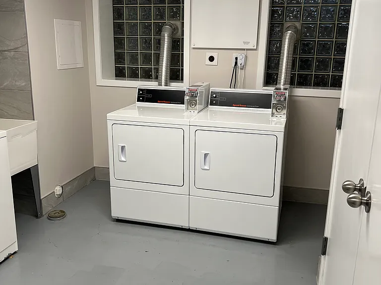 In building laundry room dryers