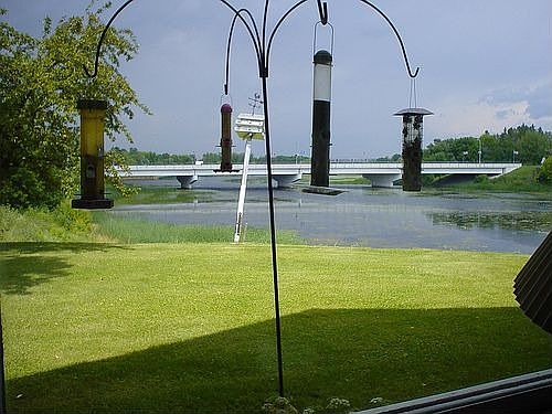 View of bay and Canada