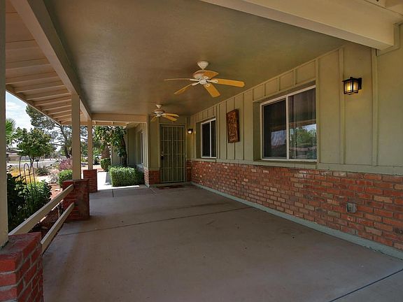 Covered front porch