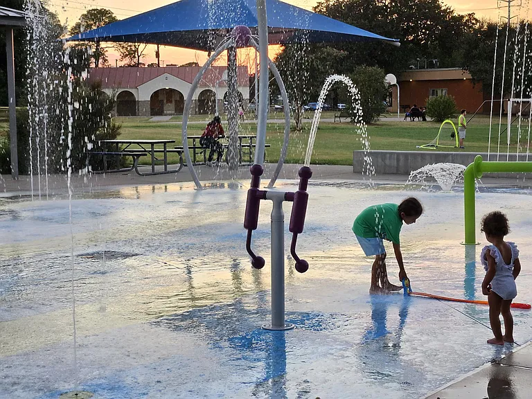 More of the splashpad